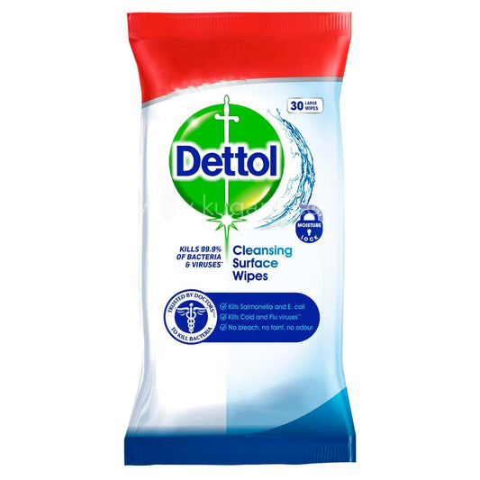 Dettol Cleansing Surface Wipes - 30 Pcs
